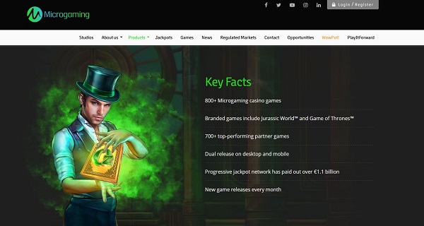 Microgaming proveedor de juegos de casino online en Colombia