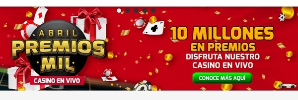 Promociones de casinos online en abril 2021