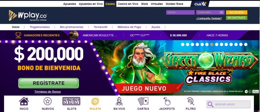 Casino Wplay Colombia