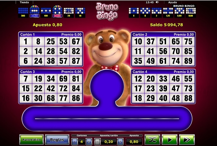 Panel de Bruno Bingo