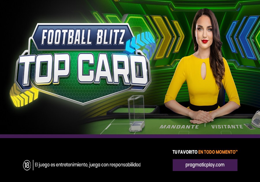 Pragmatic Play lanza Football Blitz Top Card